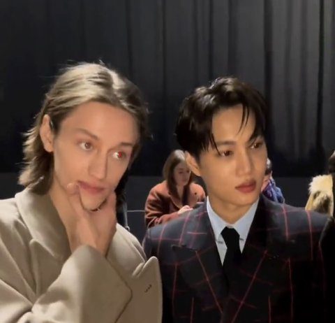 EXO Kai at the Gucci Show in Milan
